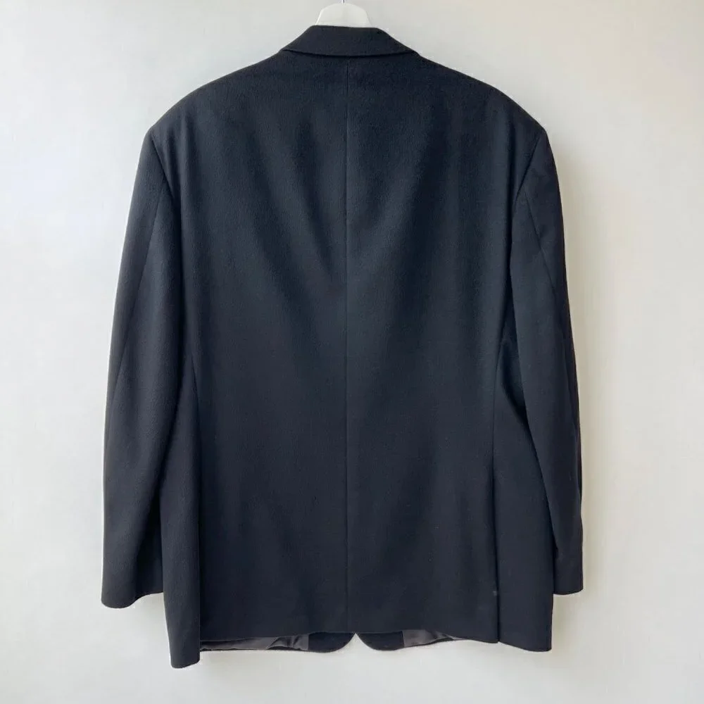 Brooks Brothers Tollegno 1900 Cashmere Madison Fit sportcoat, Black, Size 46R